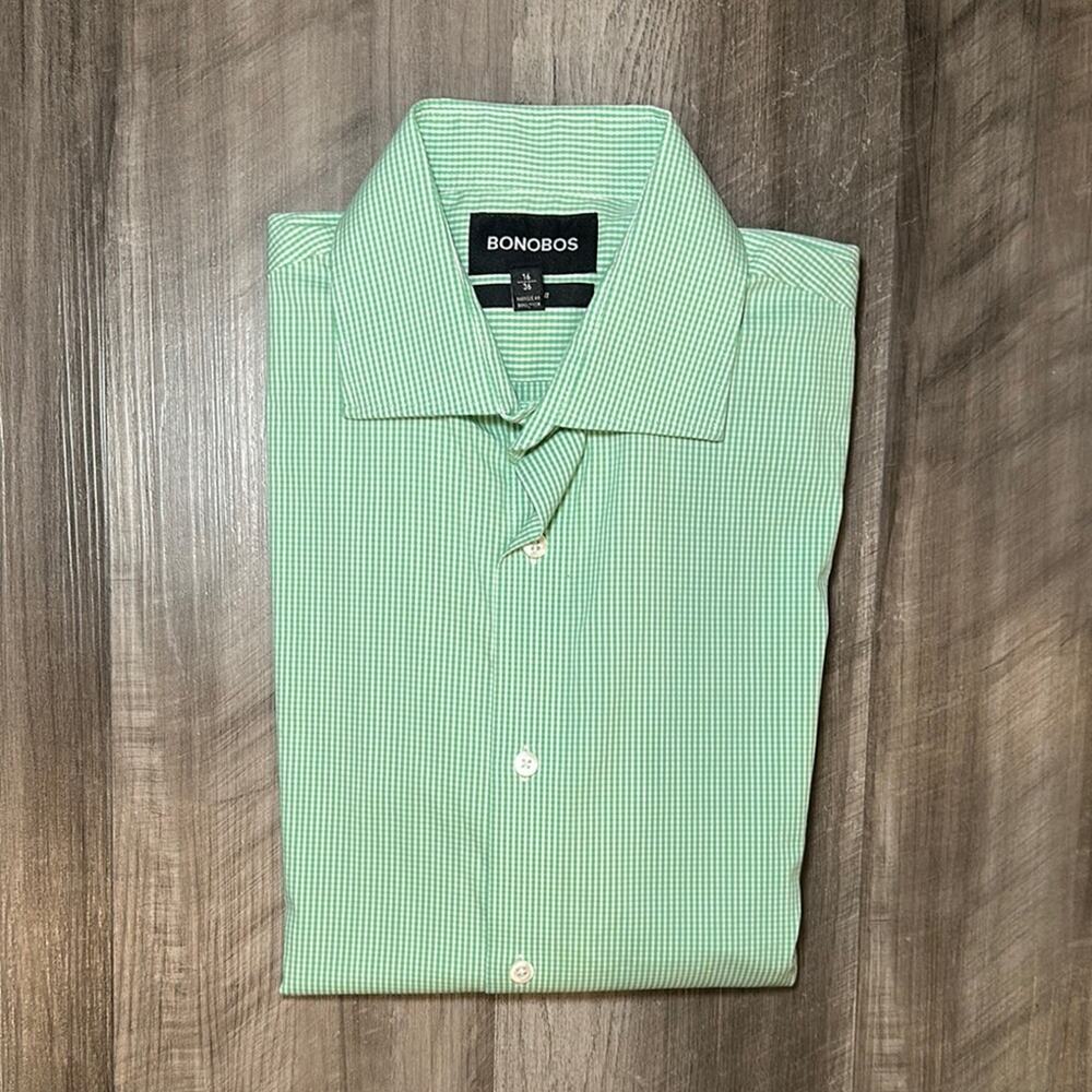 Bonobos Standard Fit Spread Collar Long Sleeve Button Down - 16/36 (Large)